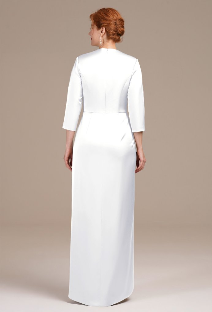 AW Petunia White  Mother of the Bride Dresses